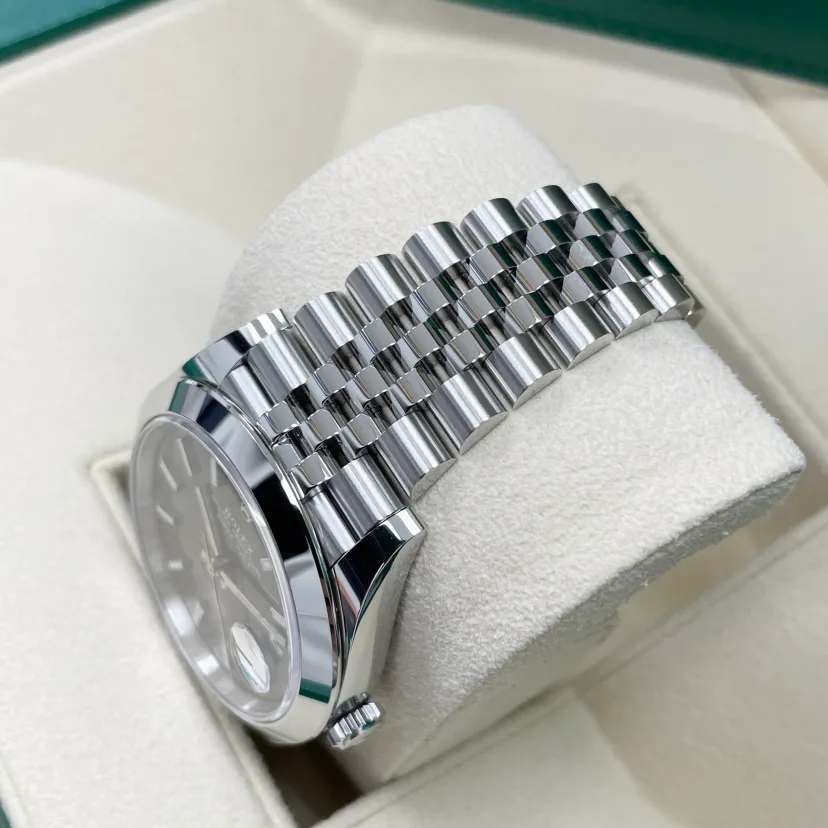 RLX Datejust 41mm 126300 Slate Index Jubilee Stainless Steel Watch - LITELUX