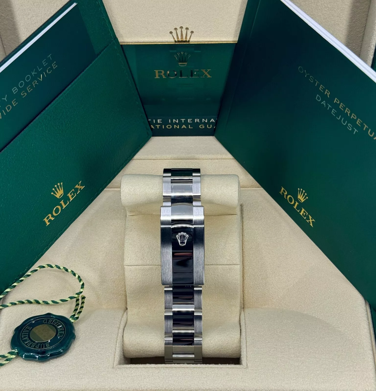 RLX Datejust 41mm 126300 Mint Green Dial Stainless Steel Oyster Bracelet Watch - LITELUX