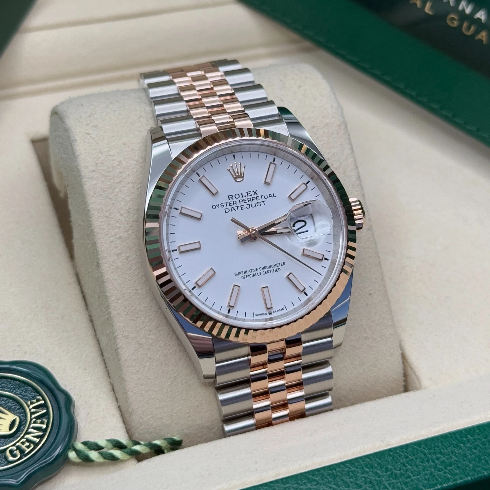 RLX Datejust 36mm 126231 White Dial Jubilee Bracelet - LITELUX