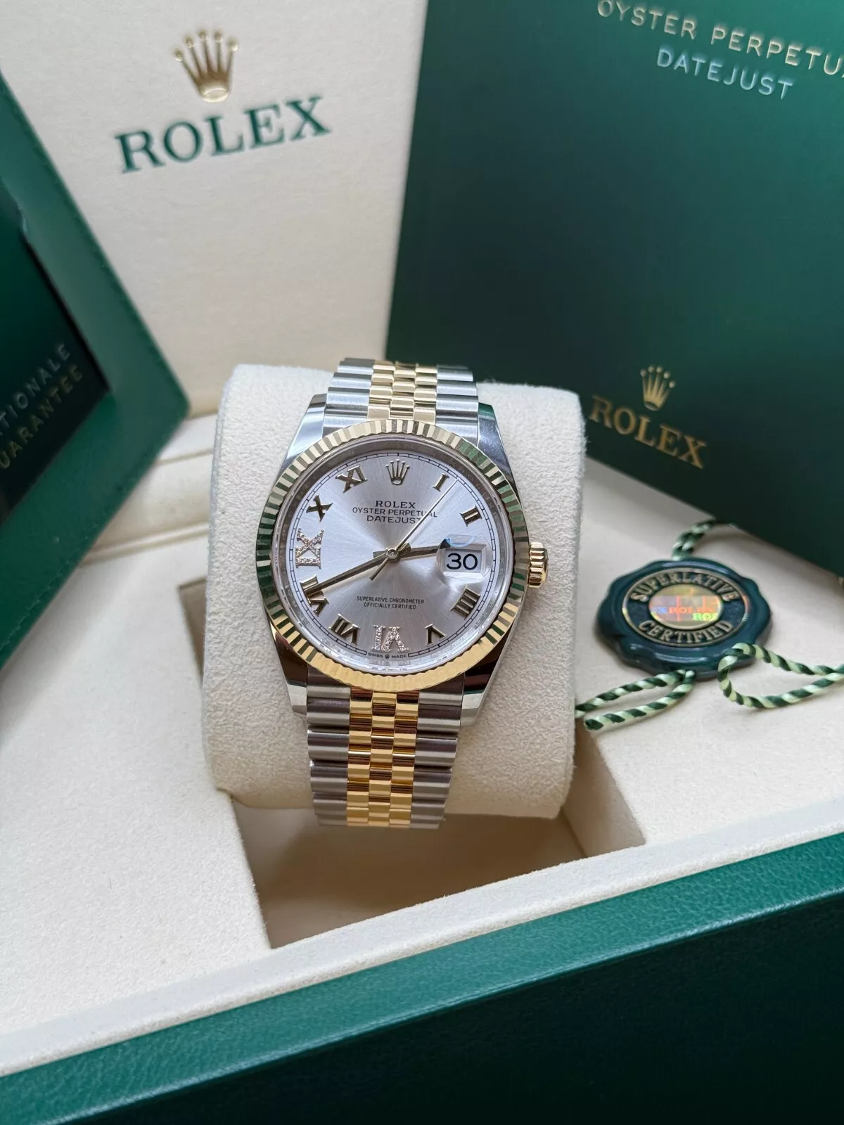RLX Datejust 36mm 126233 Silver Dial Jubilee Bracelet Watch - LITELUX