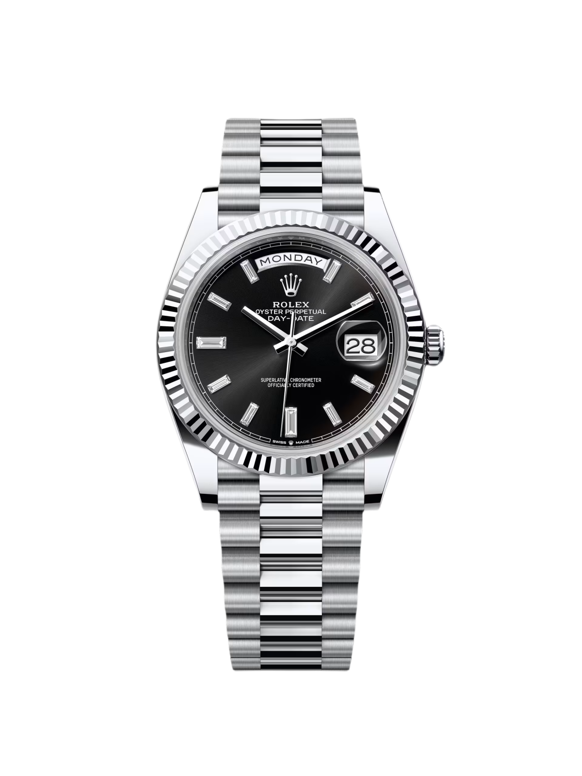 RLX Day-Date 40mm Black Diamonds Dial 228236-0004 - LITELUX
