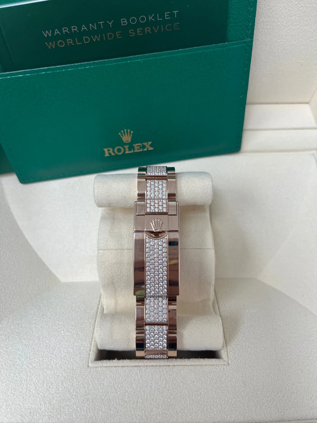 12A(Swiss movement)Rolex Cosmograph Everose Daytona Factory Diamond Rainbow Edition 40mm 116595RBOW - LITELUX