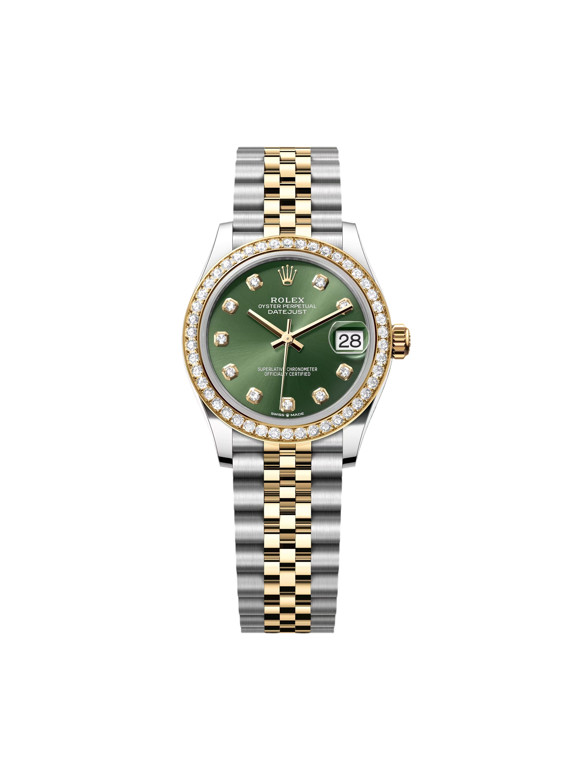 RLX Datejust m278383RBR-0029/0030 31mm Olive Green Dial Oyster Bracelet - LITELUX