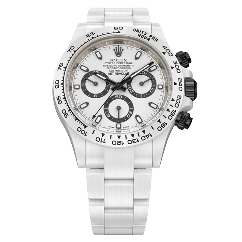 12A(Swiss movement)This product is out of stock. If you need to purchase it, please contact us to customize it.Rolex Daytona WHITE CLASSIC (FULL-CERAMIC STRAP) - LITELUX