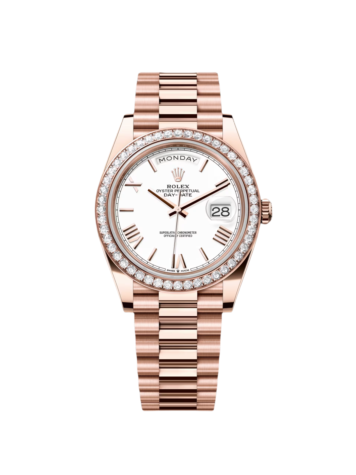 RLX Day-Date White Roman Dial 228345rbr-0012 - LITELUX