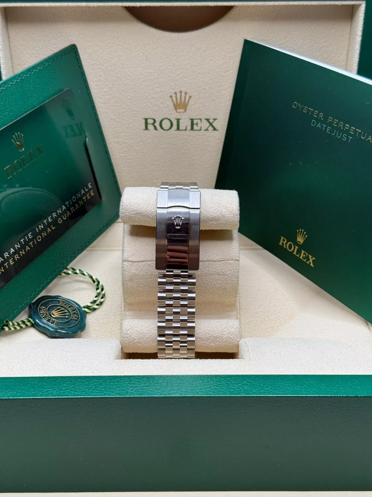 RLX Datejust 41mm White Index Oyster Stainless Steel Men’s Watch - 126334 - LITELUX