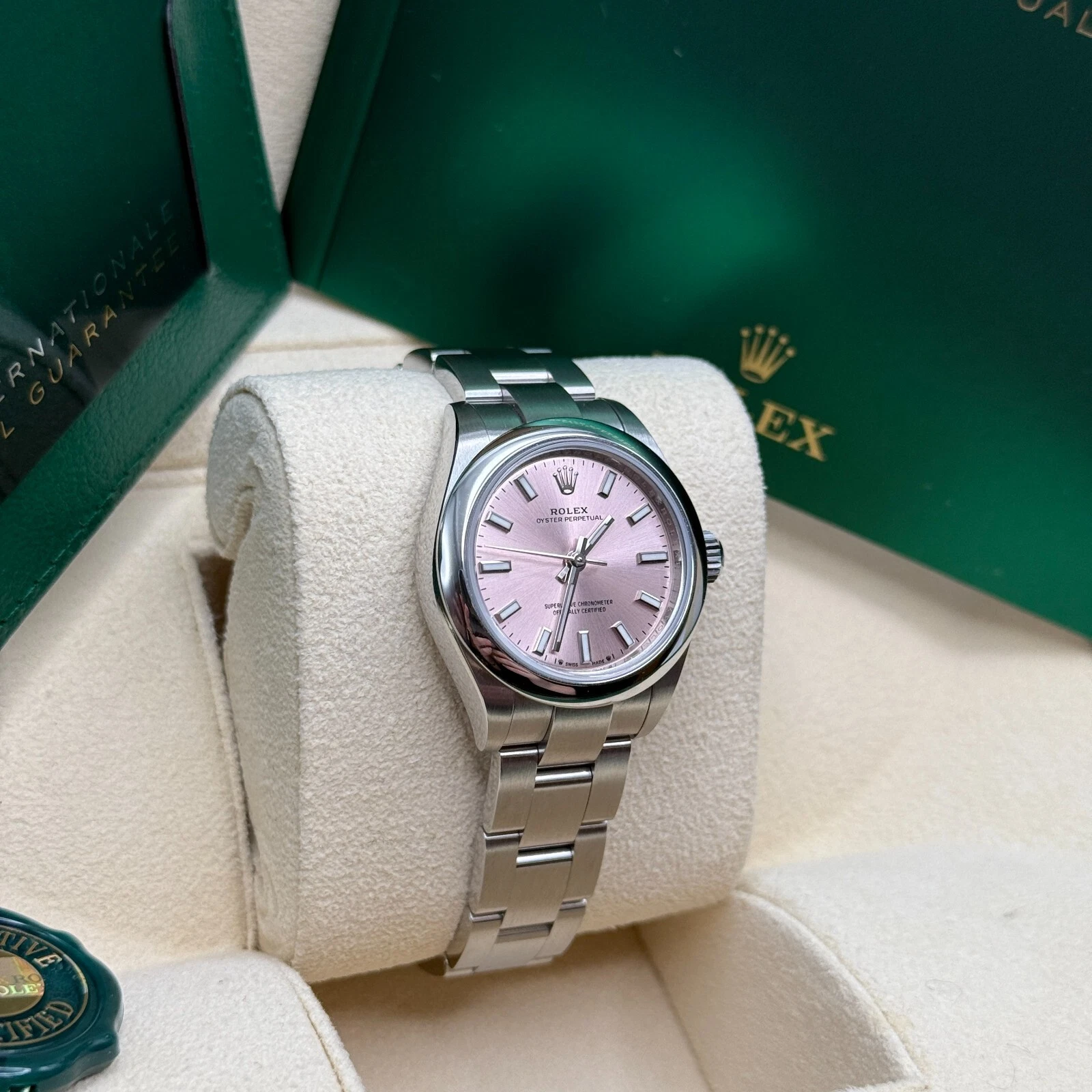 RLX Oyster Perpetual 31mm 277200-0009 Pink Dial Oyster Bracelet Watch - LITELUX