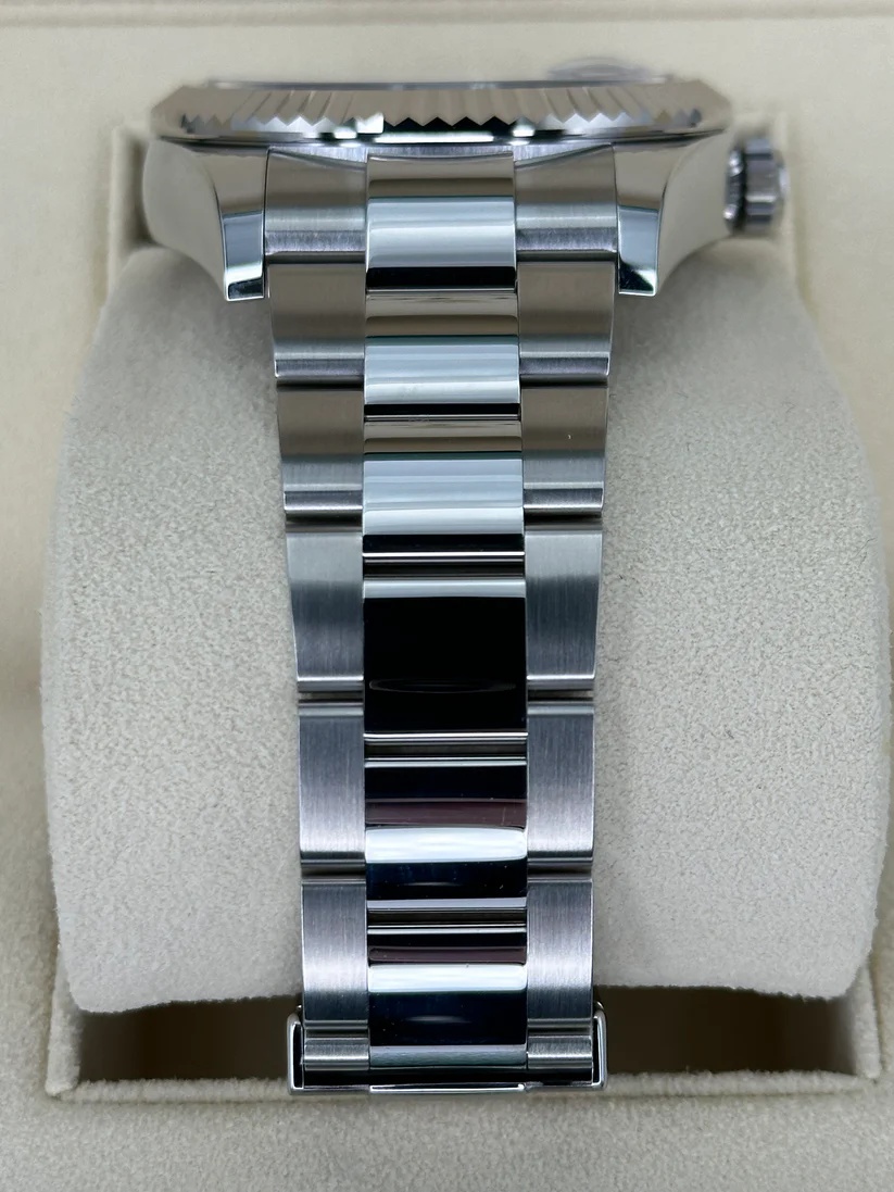 RLX Sky-Dweller 42mm 336934-0007 Stainless Steel Black Dial Oyster - LITELUX