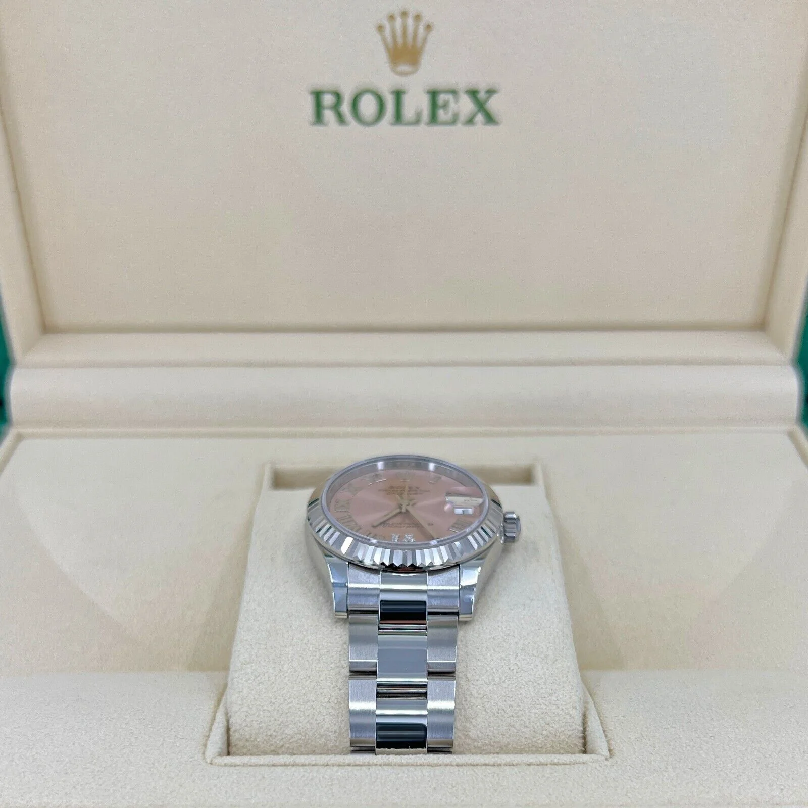 RLX Datejust m278274-0023/0024 Pink 31mm Dial Oyster Watch - LITELUX