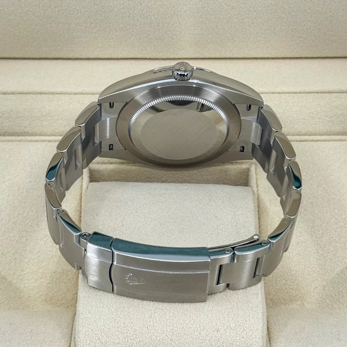 RLX Oyster Perpetual 41mm 124300-0003 Oyster Perpetual Stainless Steel Blue Index Dial Watch - LITELUX
