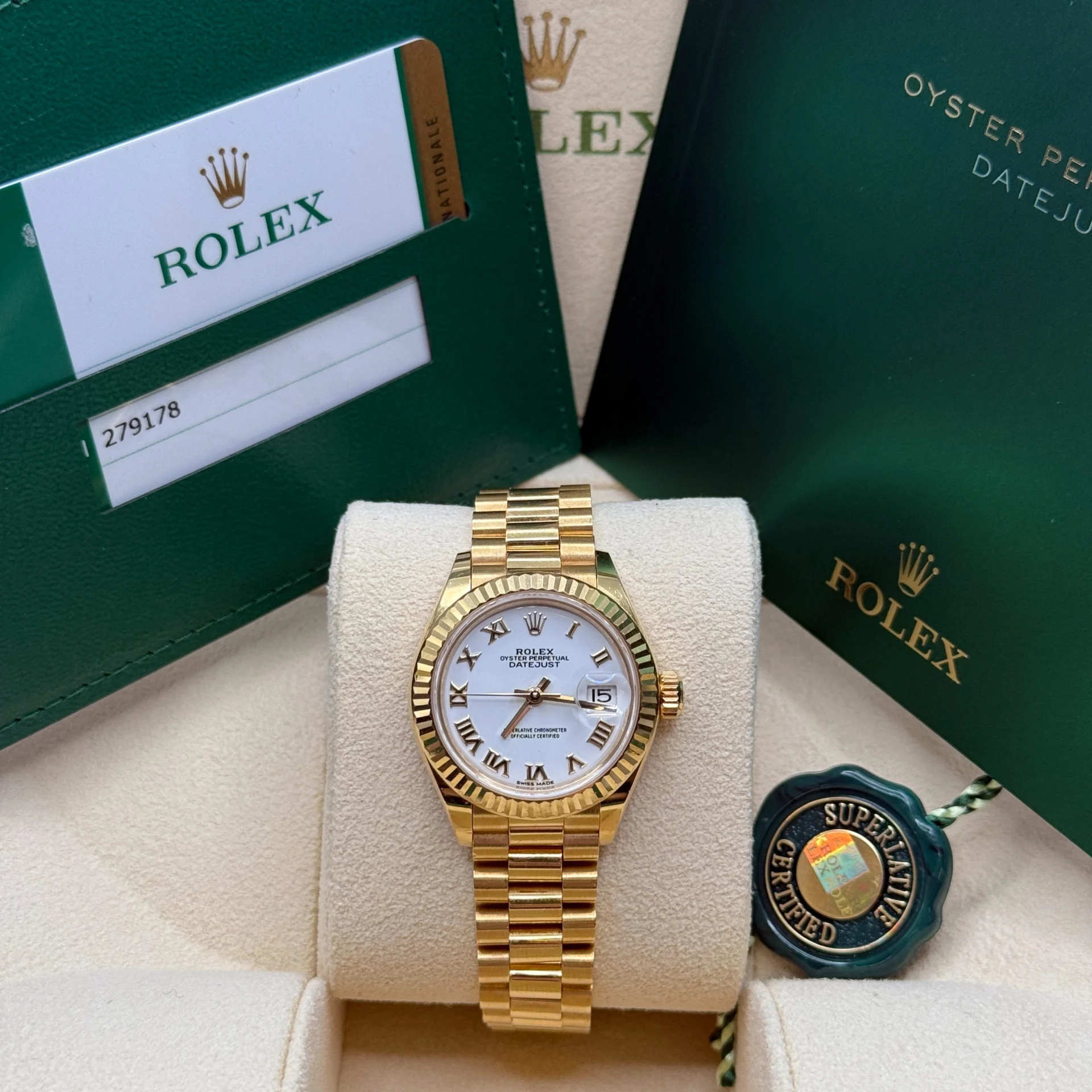RLX Lady-Datejust 28mm 279178 White Dial - LITELUX