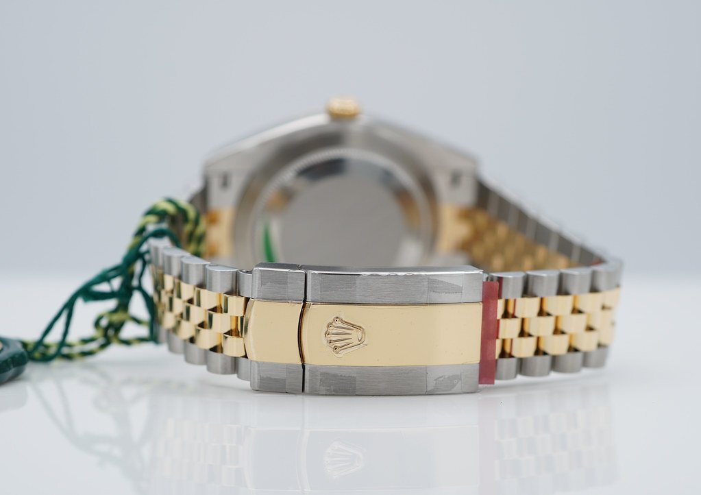 RLX Datejust 41mm Swiss Replica Watch | Two Tone Jubilee Bracele Champagne Fluted Dial Ref 126333 - LITELUX