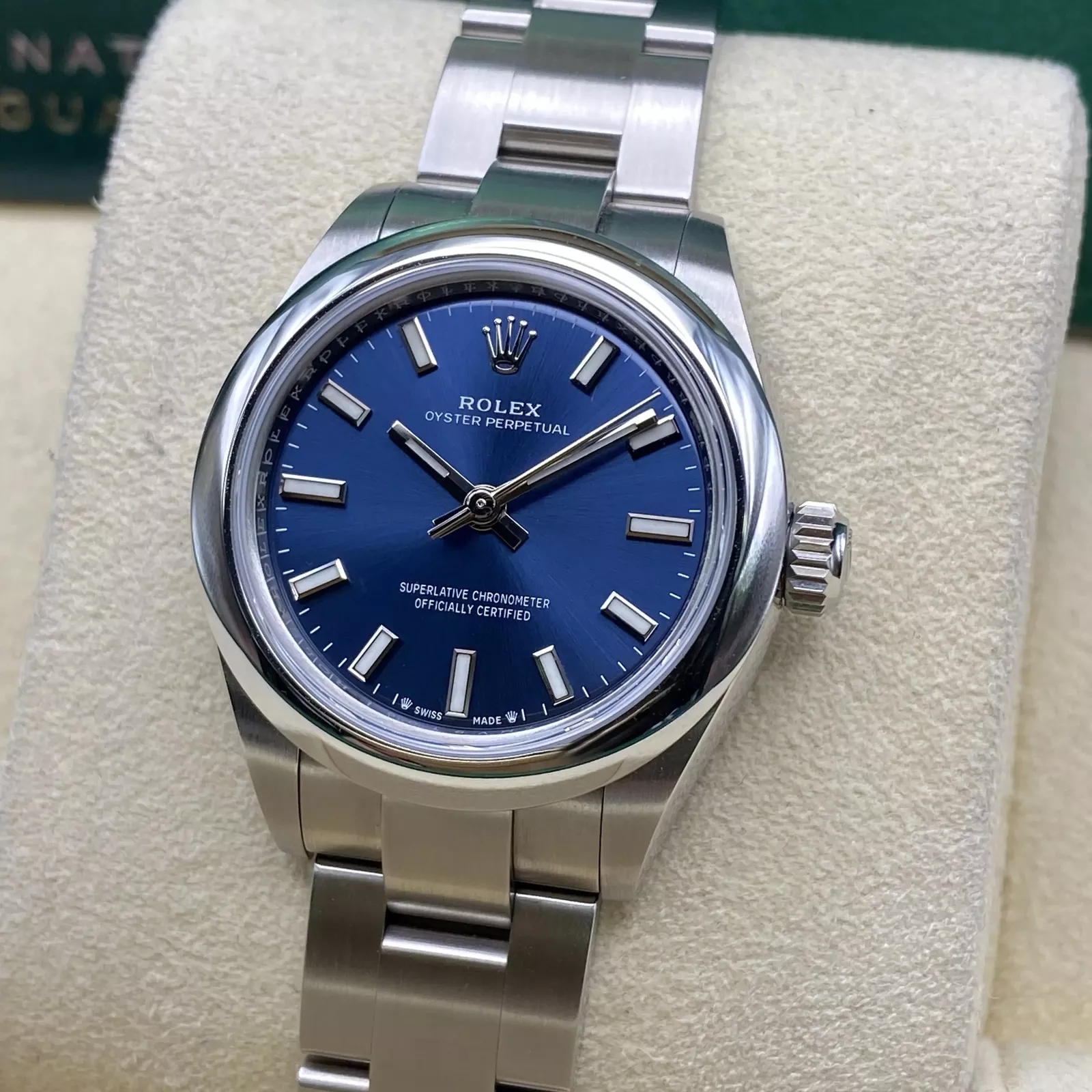 RLX Oyster Perpetual 31mm 277200-0017 Blue Dial Oyster Bracelet Watch - LITELUX