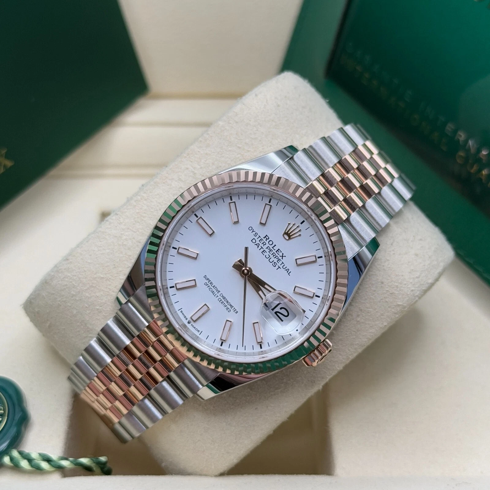 RLX Datejust 36mm 126231 White Dial Jubilee Bracelet - LITELUX