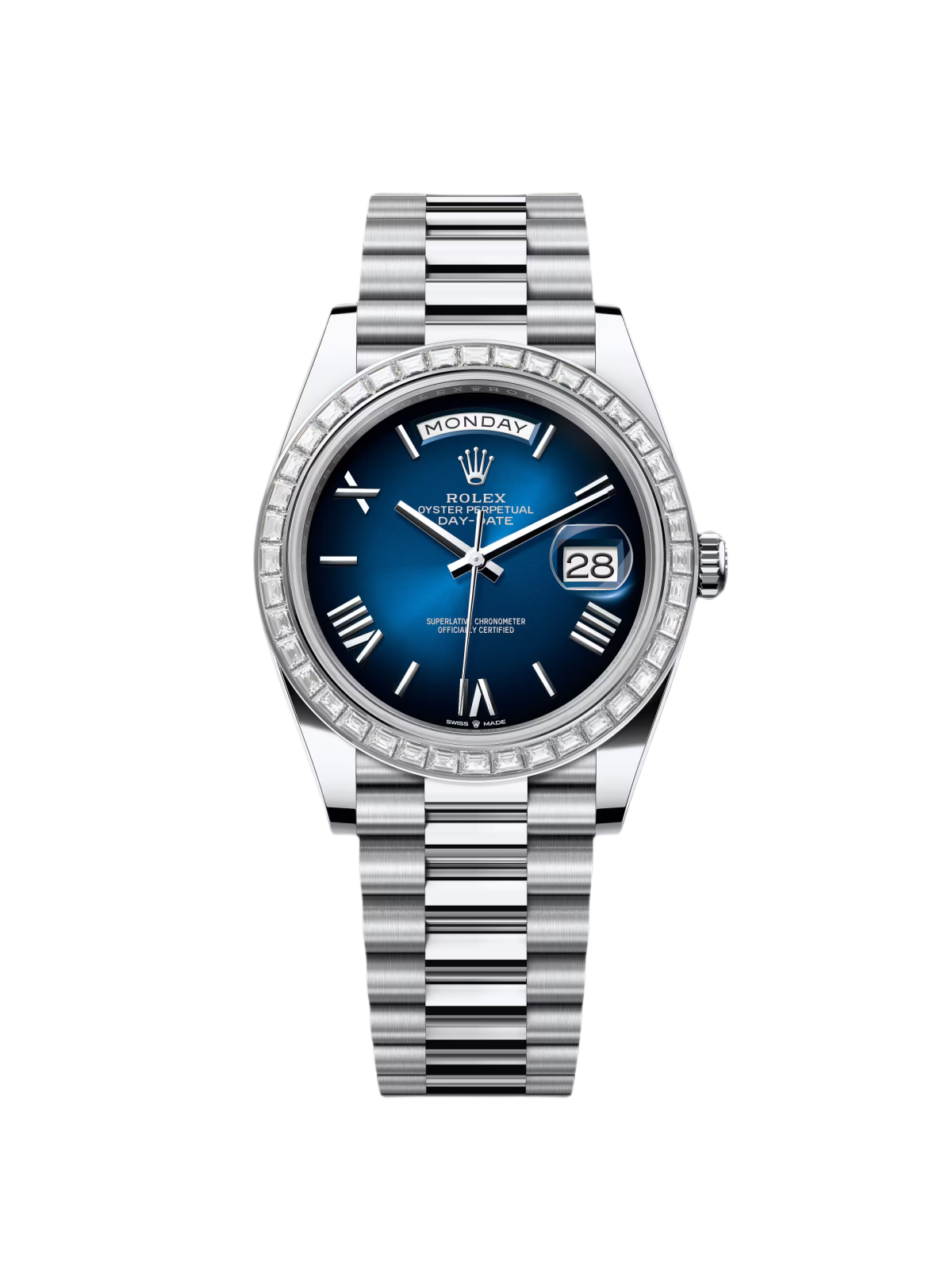 RLX Day-Date 40mm 228396TBR-0042 Blue ombré Roman Dial - LITELUX