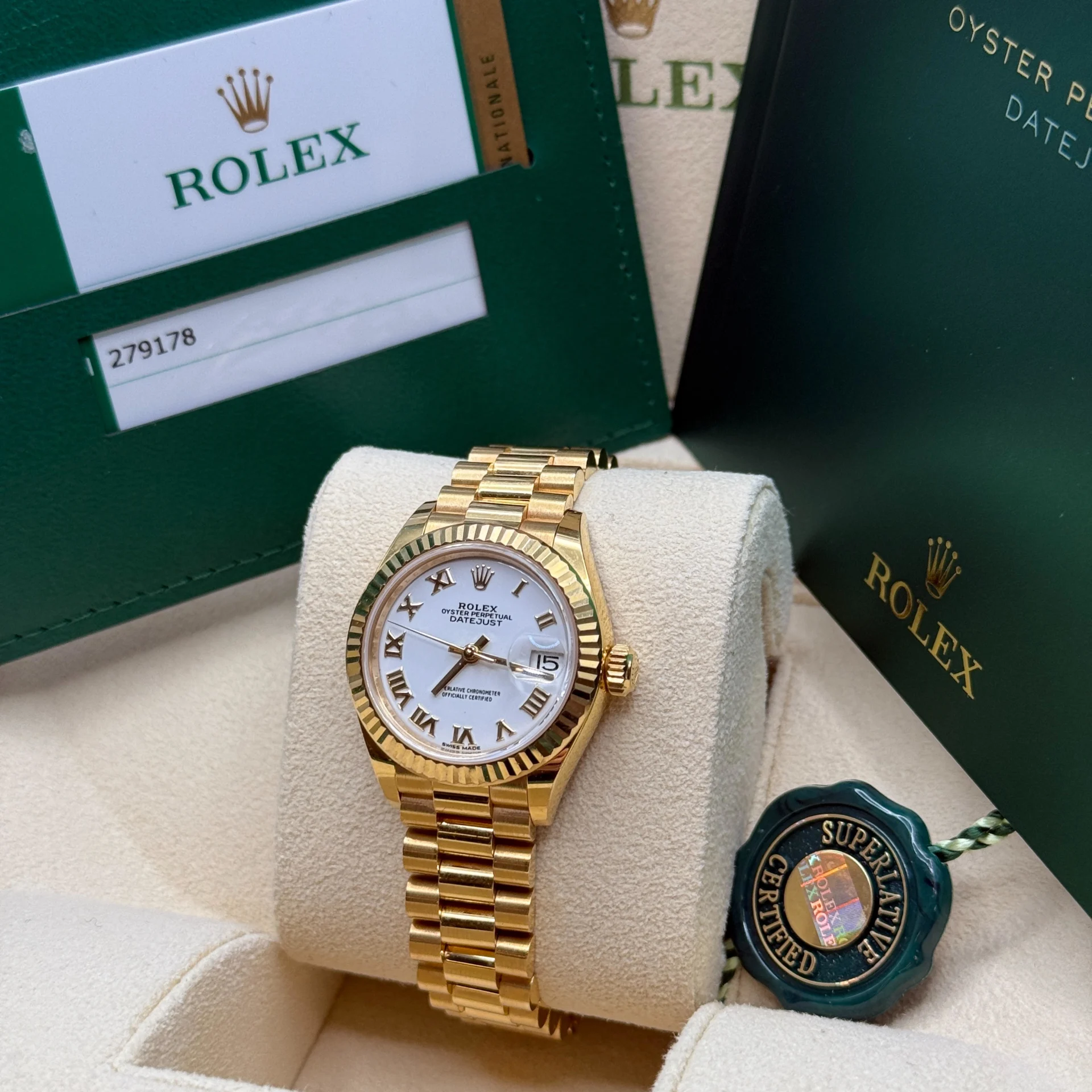 RLX Lady-Datejust 28mm 279178 White Dial - LITELUX