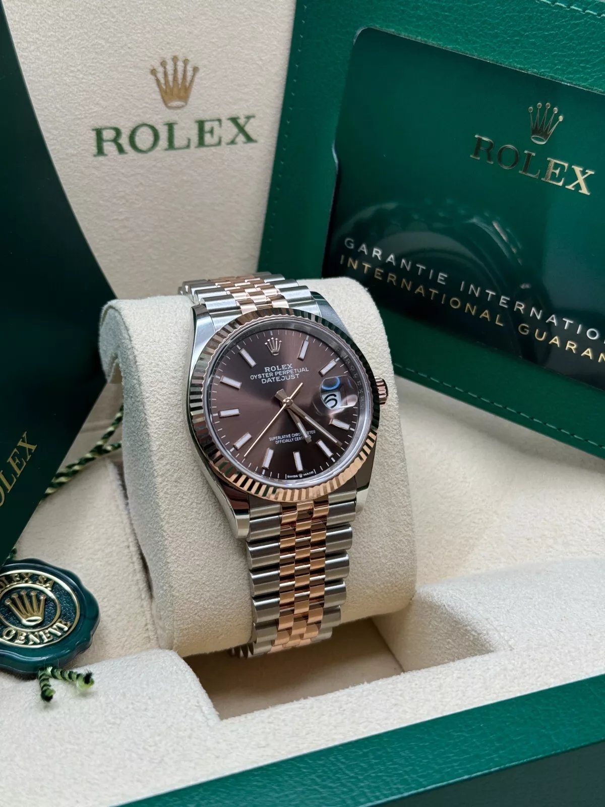 RLX Datejust 36mm 126231 Chocolate Dial Oyster Bracelet - LITELUX