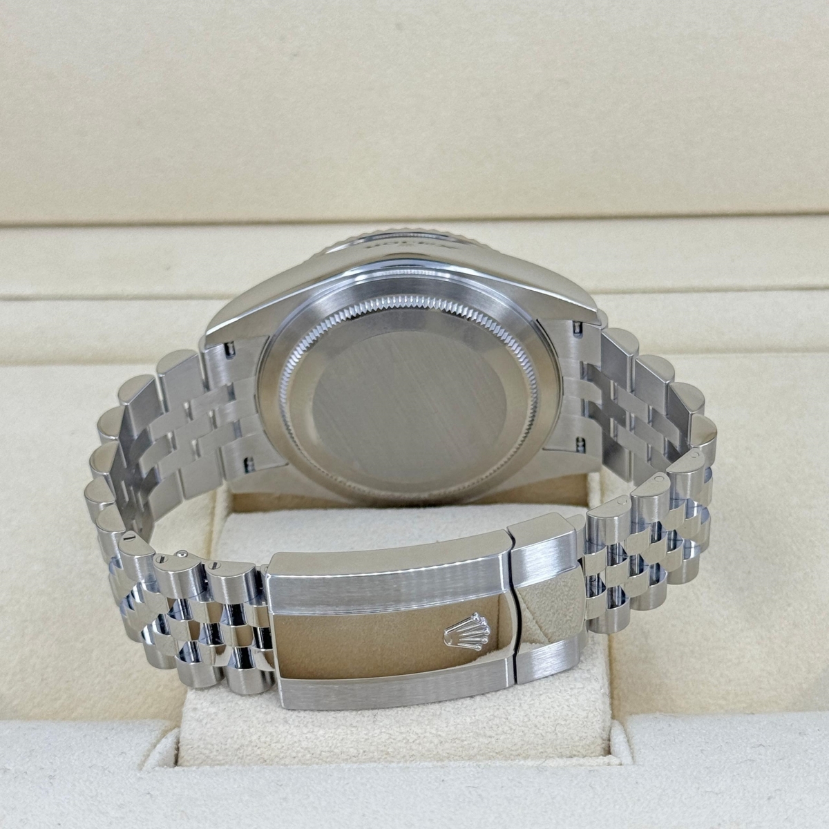 RLX Sky-Dweller 42mm 336934-0004 Stainless Steel White Dial Oyster - LITELUX