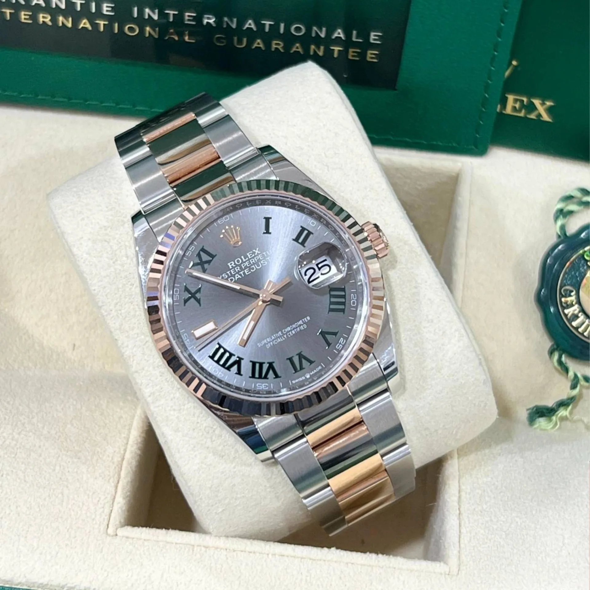 RLX Datejust 36mm 126231 Slate Dial Oyster Bracelet Watch - LITELUX
