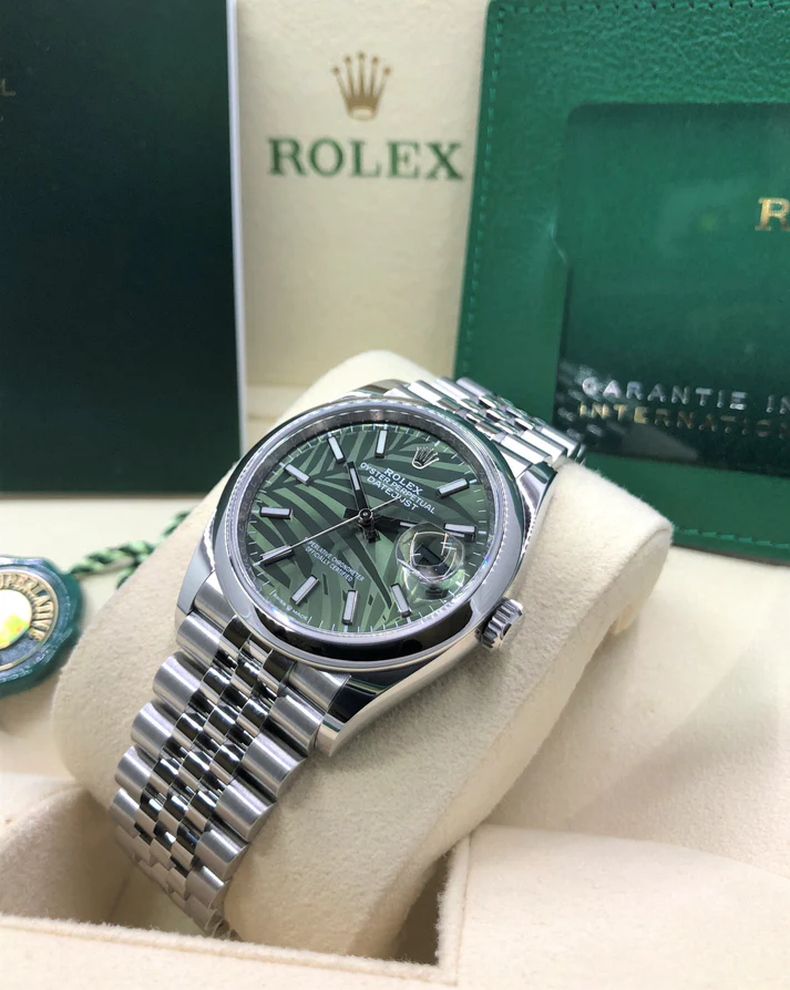 RLX Datejust 36mm 126200 Green Dial Watch - LITELUX