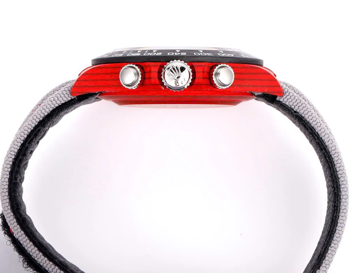 12A(Swiss movement)Rolex Cosmograph Daytona DIW Carbon AVIA Red 40mm Replica 1:1 – Top Quality Version - LITELUX