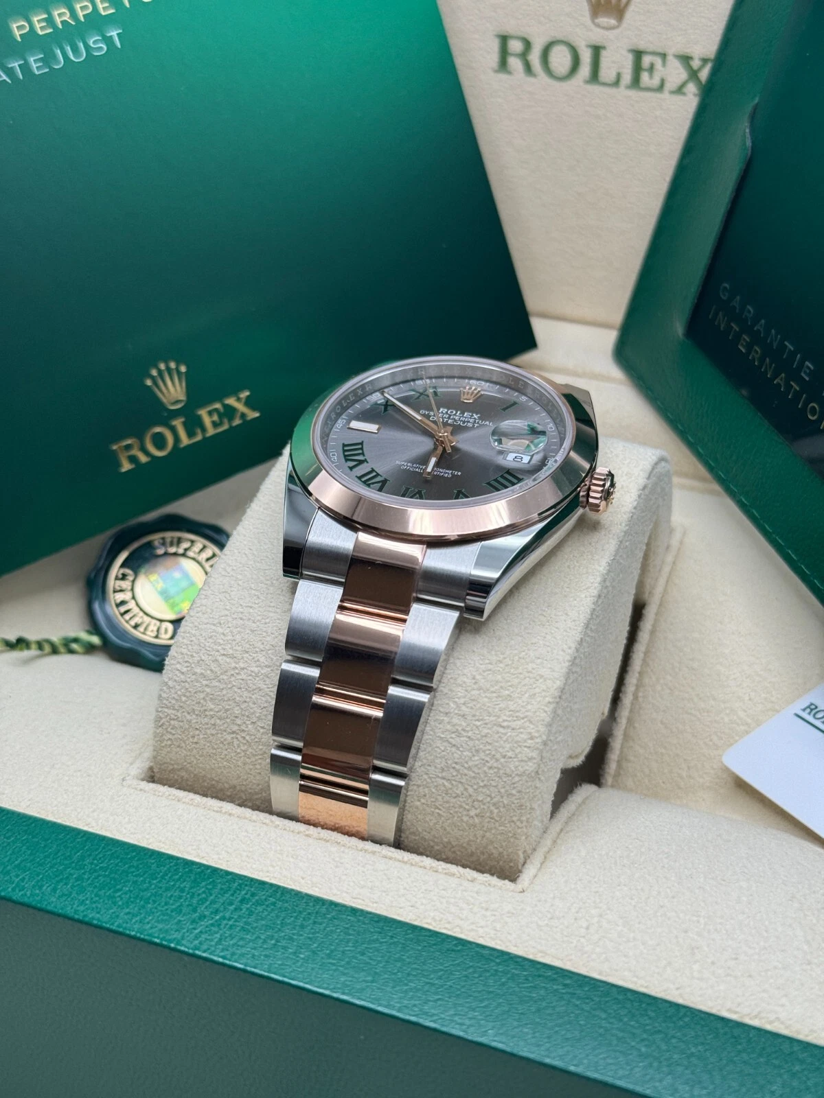 RLX Datejust 41mm 126331 Oyster Band Steel and Everose Gold Men’s Watch - LITELUX