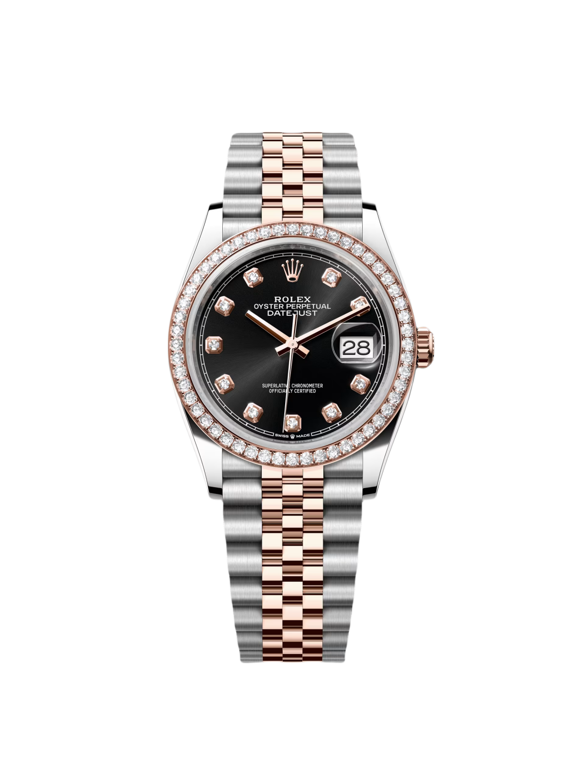 RLX Datejust 36mm 126281 Black Dial Jubilee Bracelet - LITELUX