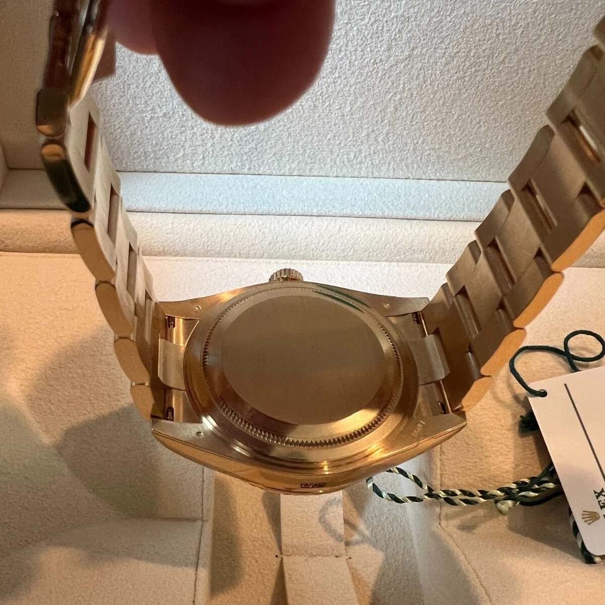RLX Sky-Dweller 42mm 336938-0001 Yellow Gold Champagne Dial - LITELUX