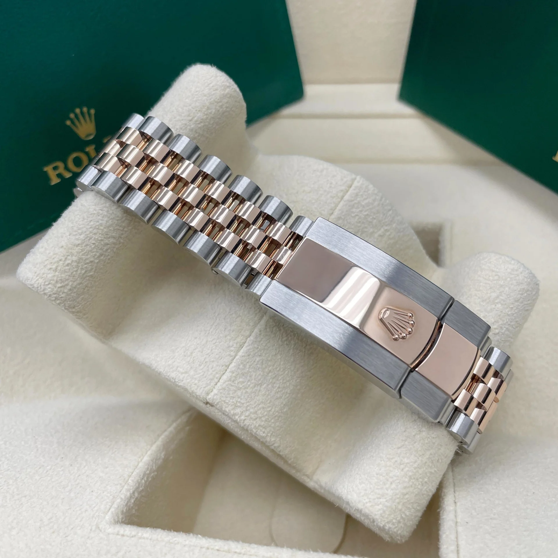 RLX Datejust 41mm 126331 Sundust Index Oyster Steel and Everose Gold Watch - LITELUX