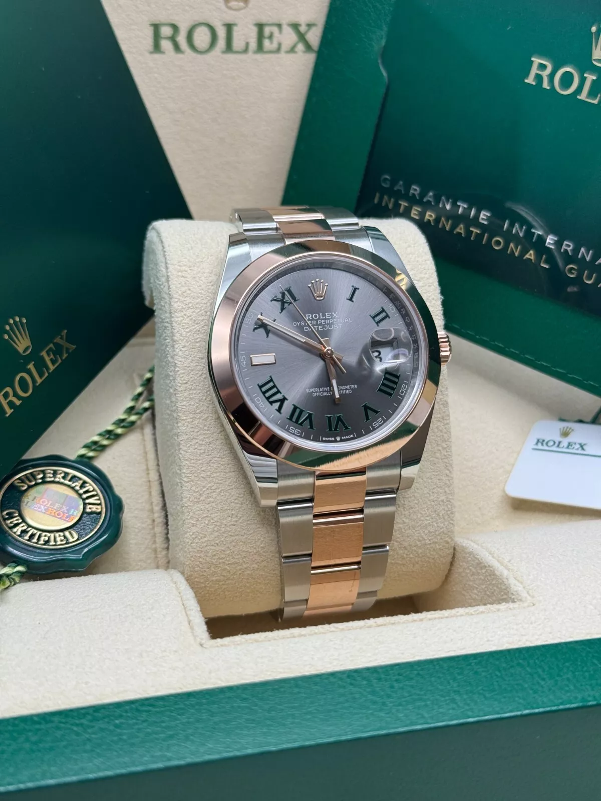 RLX Datejust 41mm 126331 Oyster Band Steel and Everose Gold Men’s Watch - LITELUX