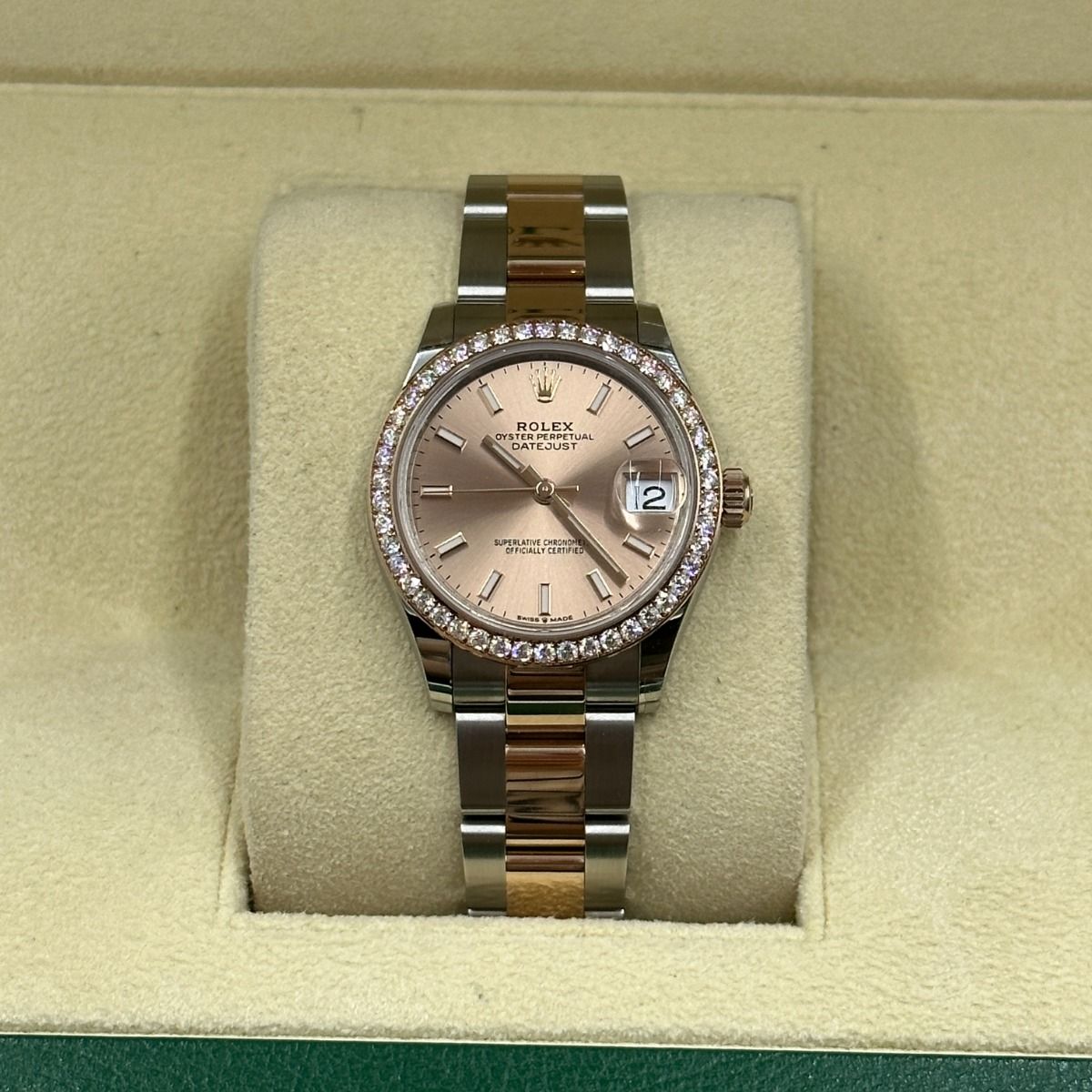 RLX Datejust m278381-0009/0010 Rose Dial Diamond-Set Bezel 31mm - LITELUX