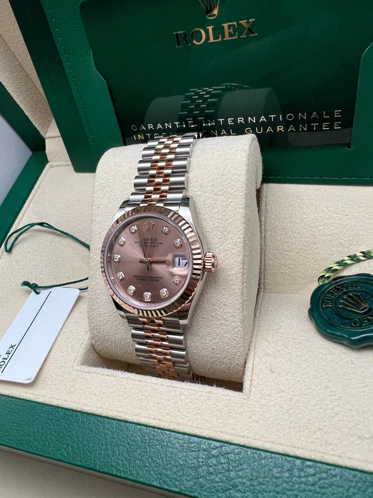 RLX Datejust m278271-0023/0024 Rose 31mm Dial Oyster Bracelet Watch - LITELUX