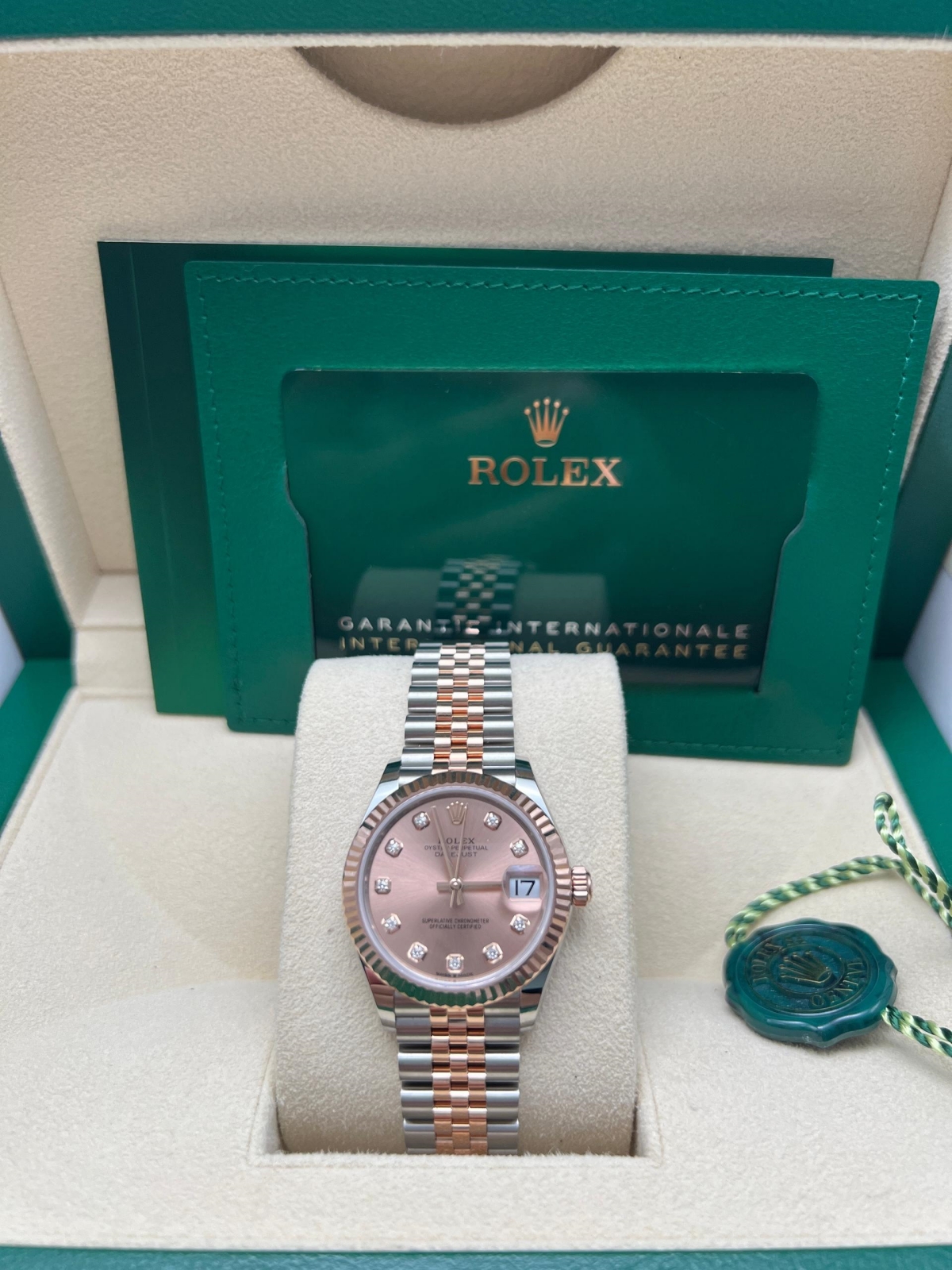 RLX Datejust m278271-0023/0024 Rose 31mm Dial Oyster Bracelet Watch - LITELUX