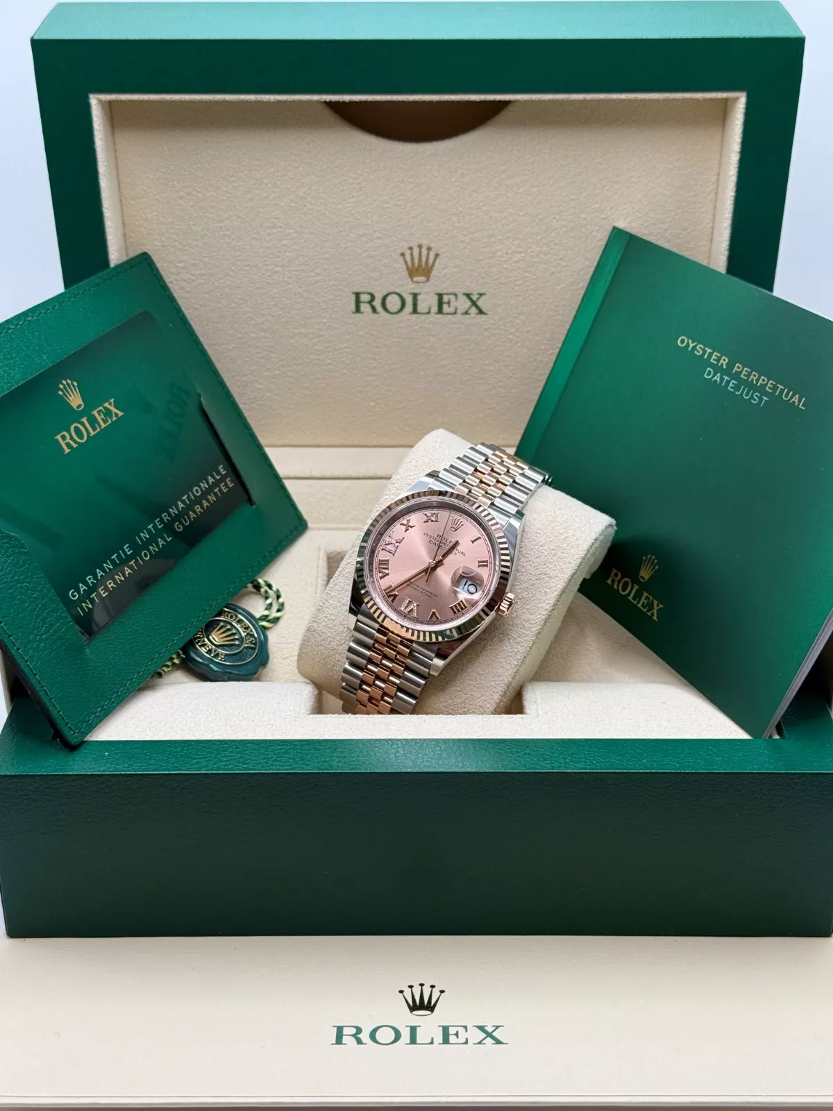 RLX Datejust 36mm 126231 Rose Dial Oyster Bracelet - LITELUX