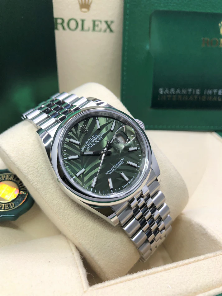 RLX Datejust 36mm 126200 Green Dial Watch - LITELUX