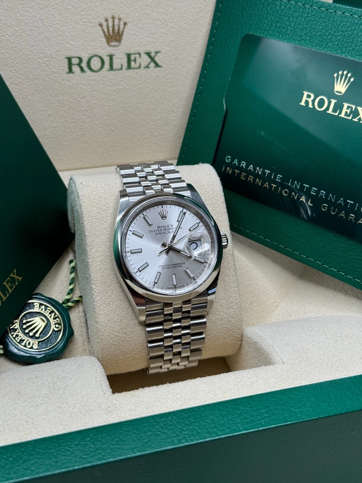 RLX Datejust 36mm 126200 Oyster Perpetual Silver Dial Jubilee Stainless Steel - LITELUX