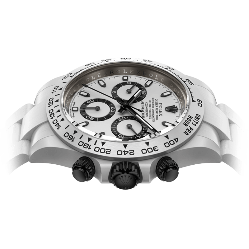 12A(Swiss movement)This product is out of stock. If you need to purchase it, please contact us to customize it.Rolex Daytona WHITE CLASSIC (FULL-CERAMIC STRAP) - LITELUX