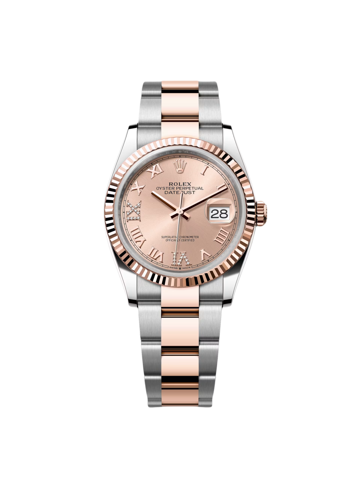 RLX Datejust 36mm 126231 Rose Dial Oyster Bracelet - LITELUX