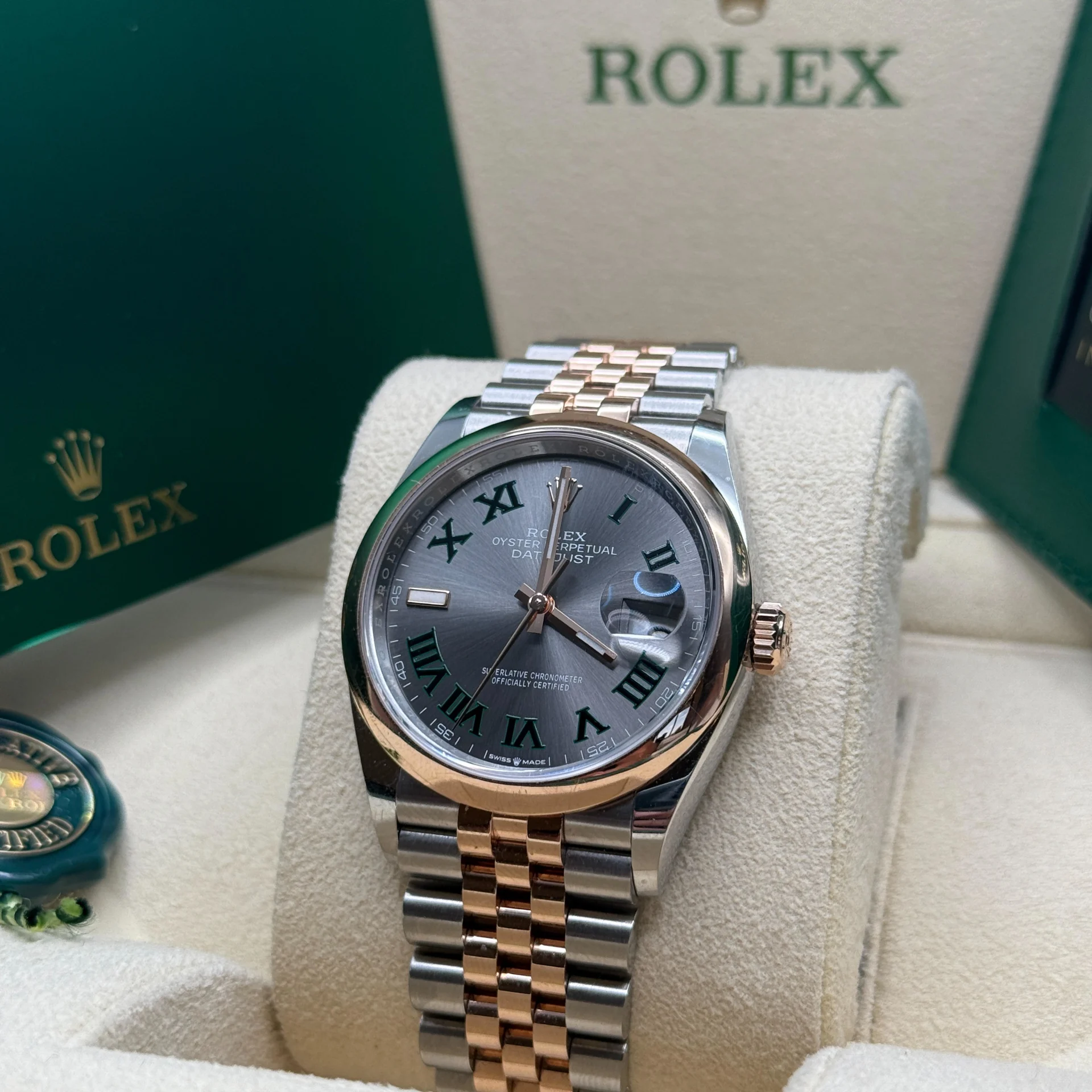 RLX Datejust 36mm 126201 Slate Dial Jubilee Bracelet Watch - LITELUX
