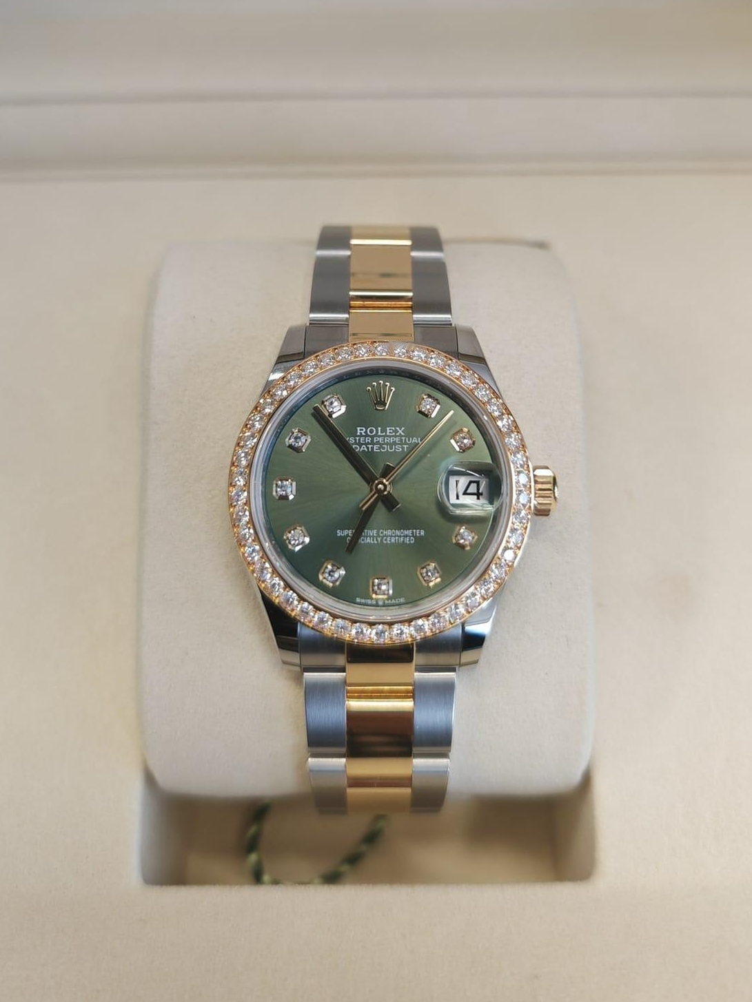 RLX Datejust m278383RBR-0029/0030 31mm Olive Green Dial Oyster Bracelet - LITELUX