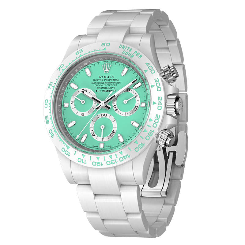 12A(Swiss movement)This product is out of stock. If you need to purchase it, please contact us to customize it.Rolex Daytona BISCAY GREEN WHITE CERAMIC - LITELUX