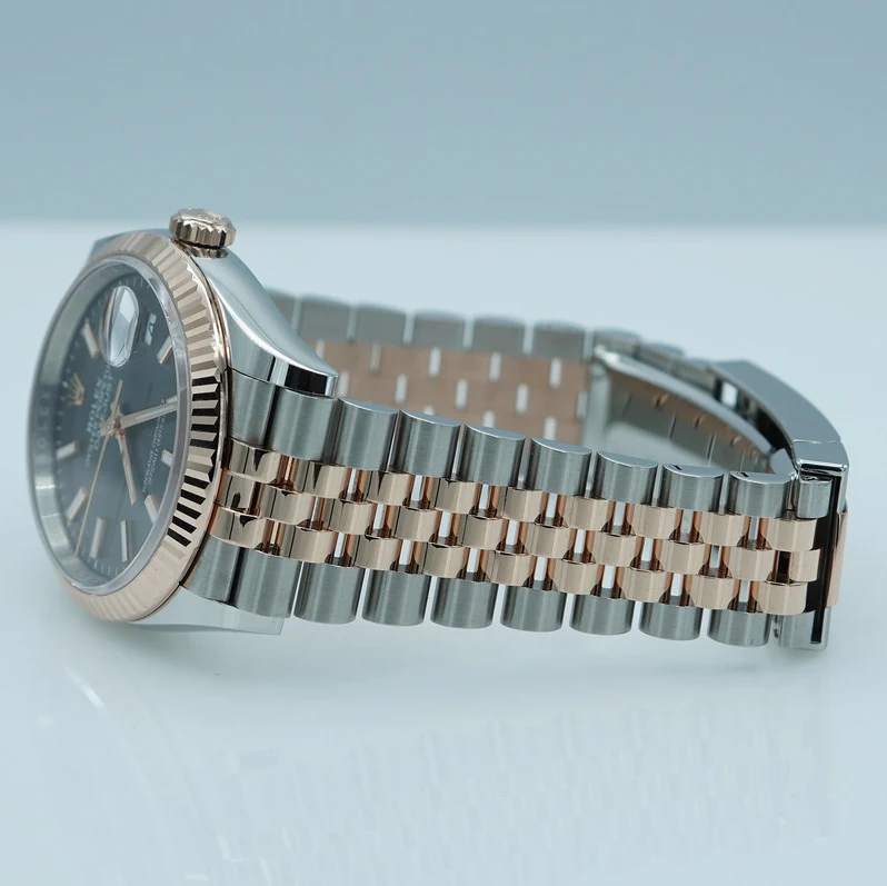 RLX Datejust 36mm 126231 Slate/Gray Dial Oystersteel and 18K Rose gold Oyster Bracelet - LITELUX