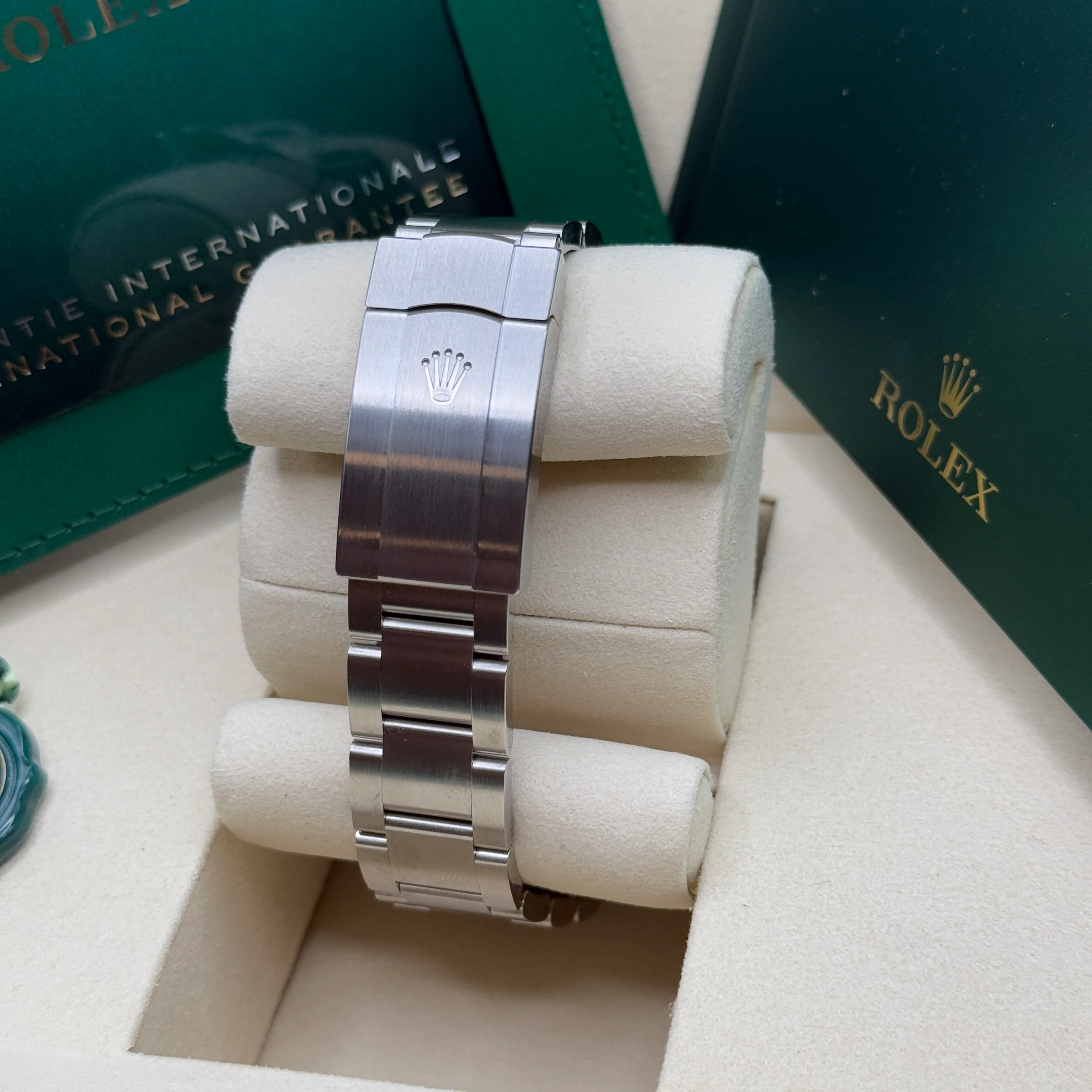 RLX Oyster Perpetual 41mm 124300-0003 Oyster Perpetual Stainless Steel Blue Index Dial Watch - LITELUX