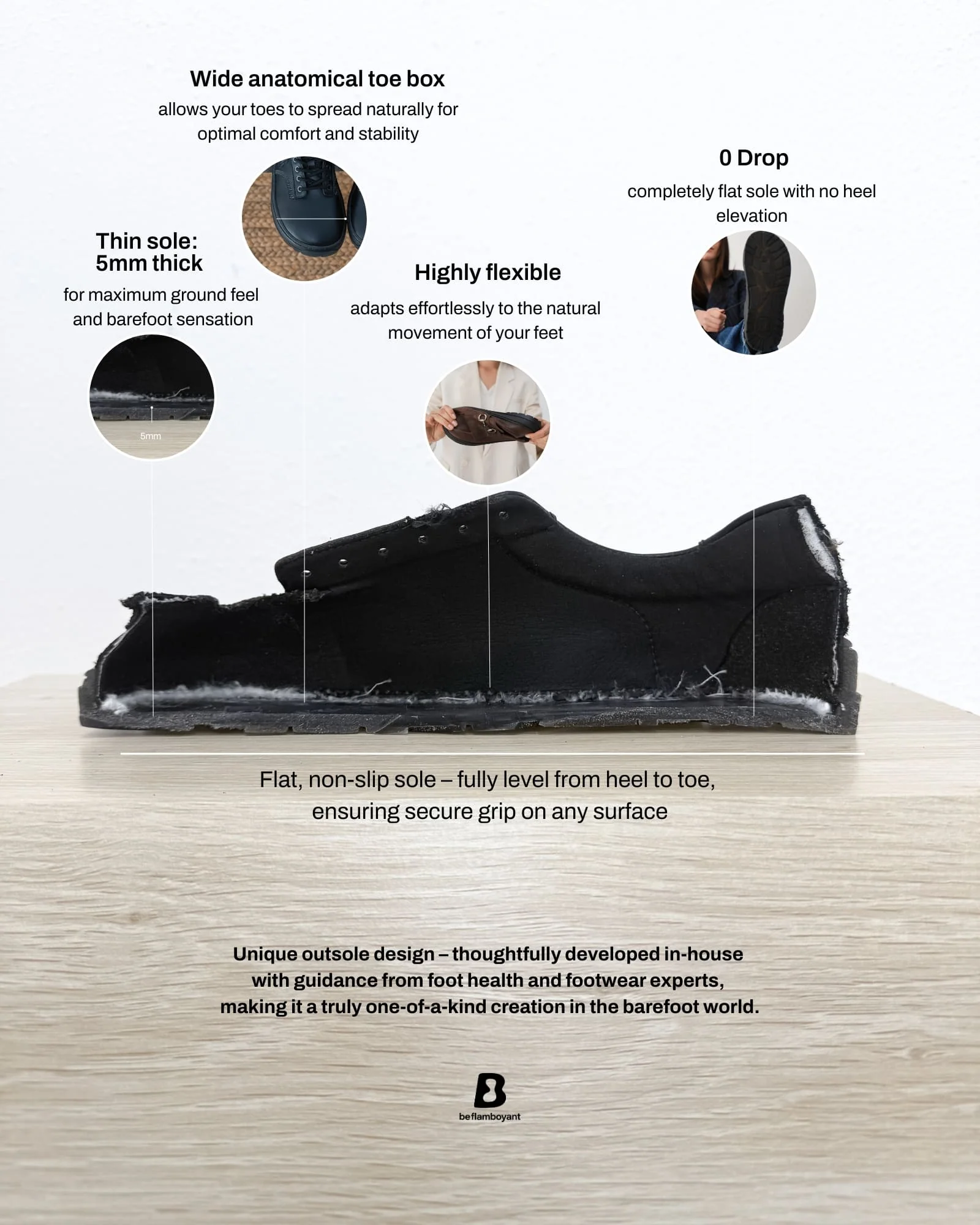 White Oak Suede Barefoot Shoe - Scent