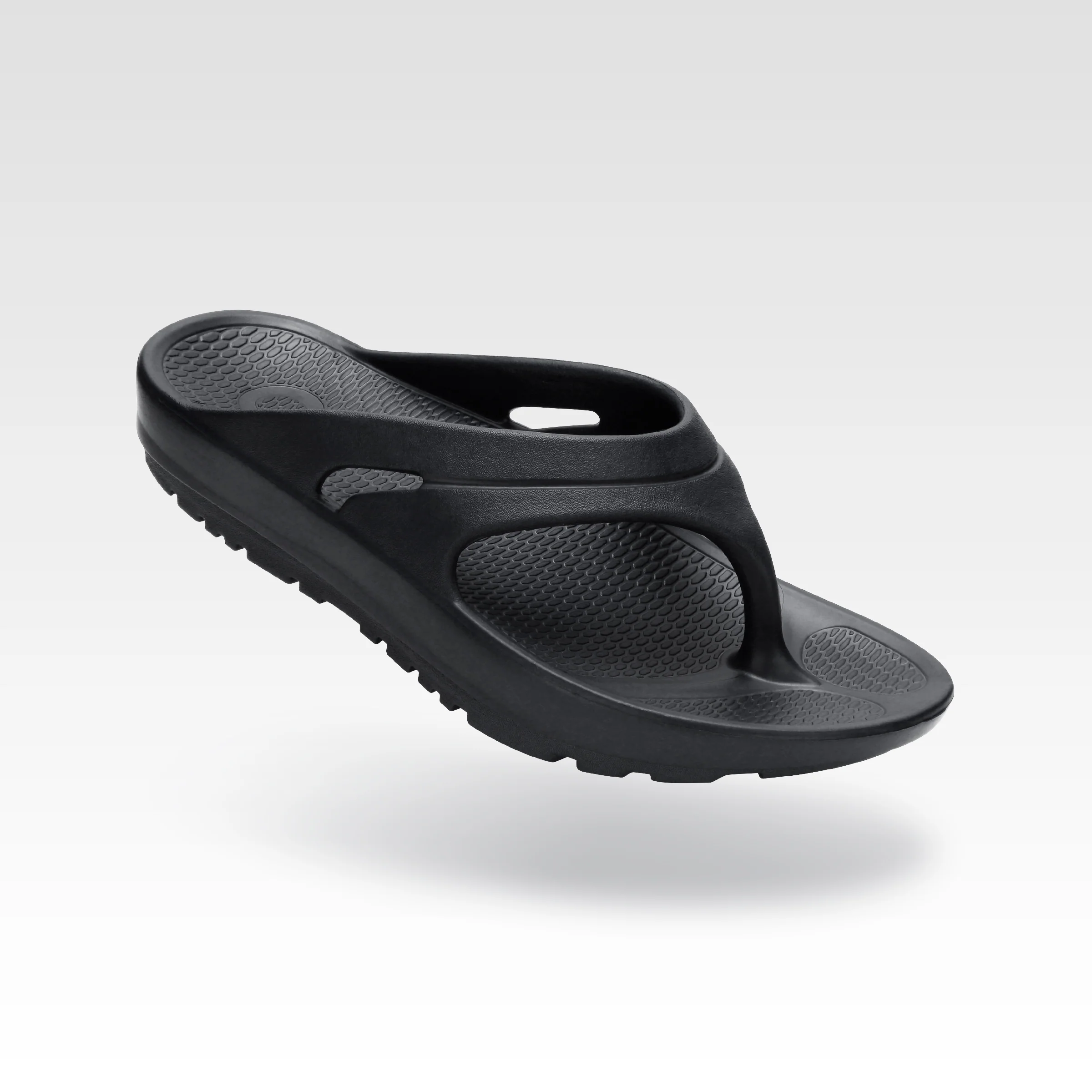 Youth Recovery Flip Flop, Cool Your Jets Black