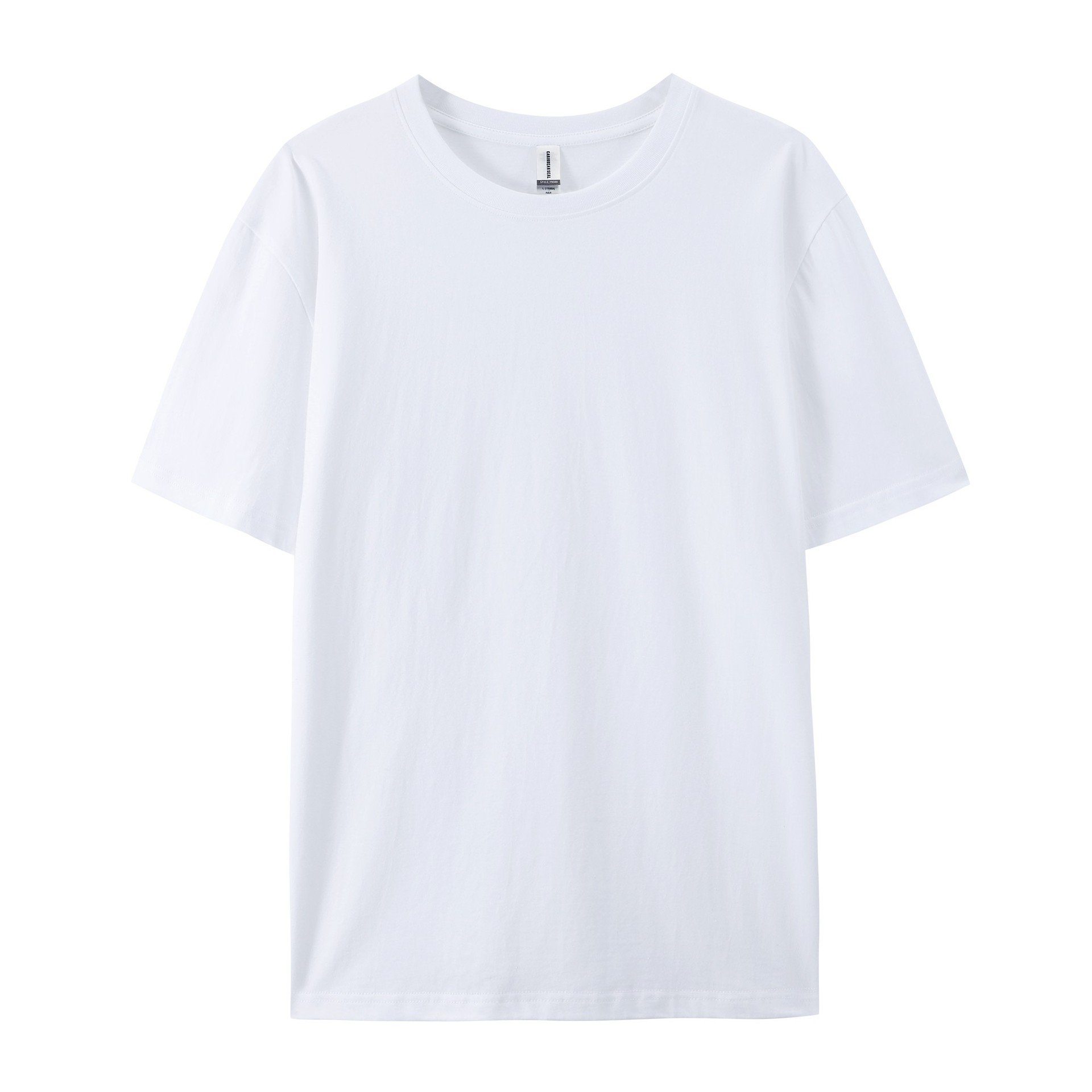 jpyuyuco-summer color round neck T-shirt