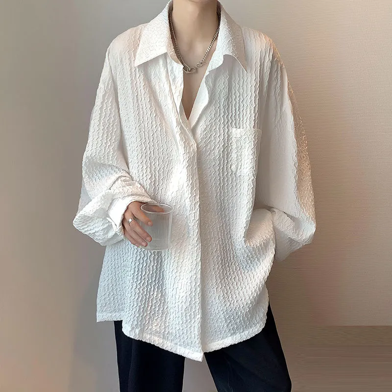 jpyuyuco-Pleated Blouse