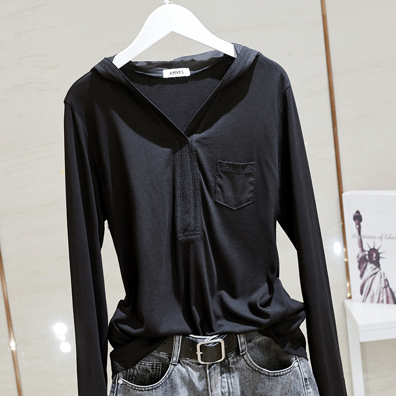 jpyuyuco-Autumn loose slimming clothes with bottoming shirt