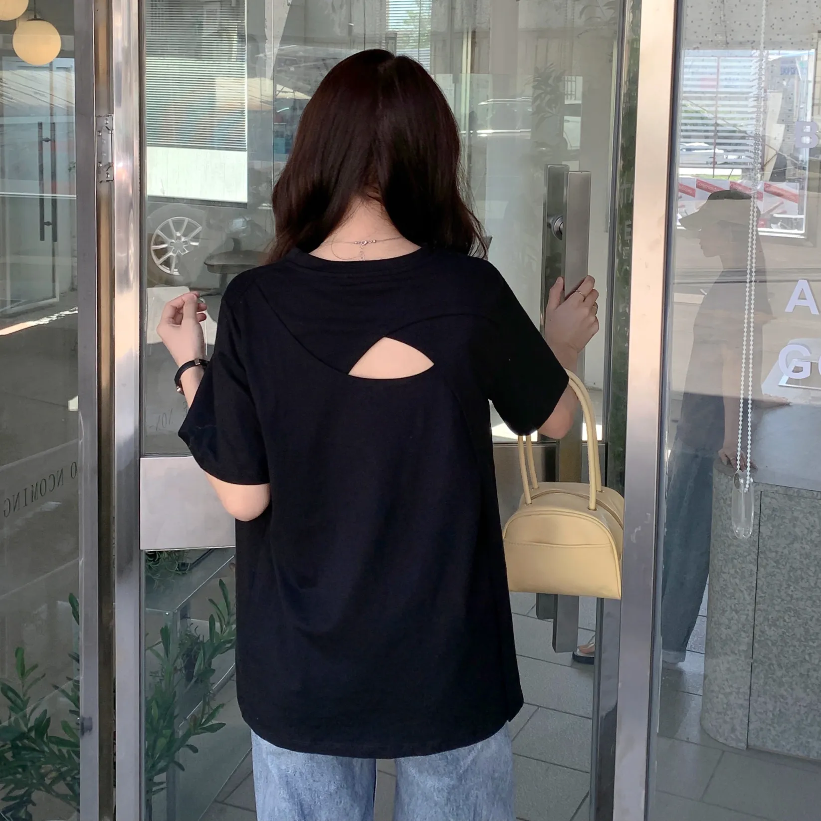 jpyuyuco-Summer Short-sleeved t-shirt for women with large size design