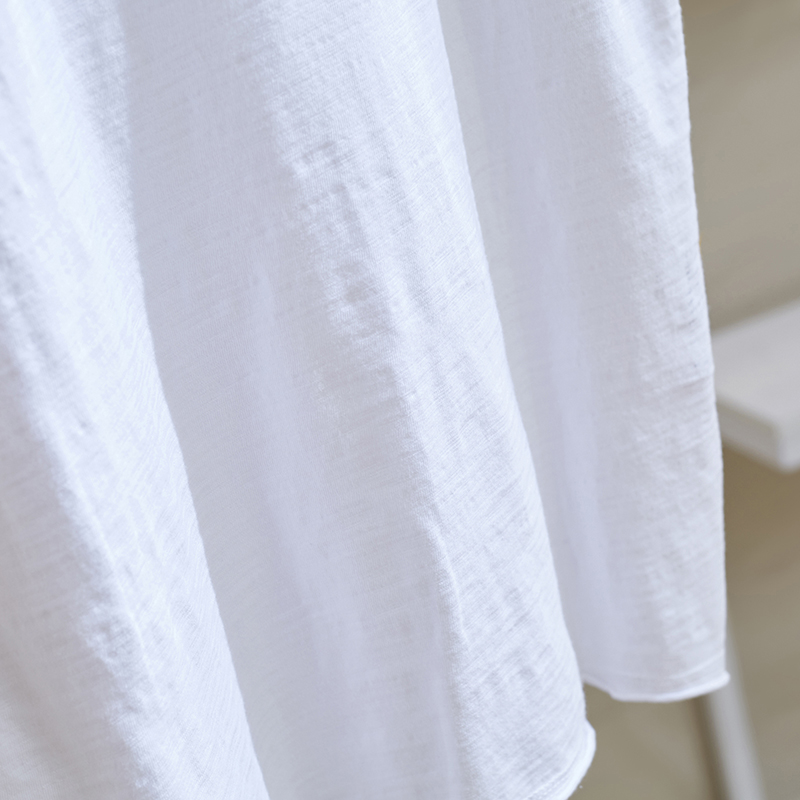 jpyuyuco-summer short-sleeved 2024 new printed white T-Decameron